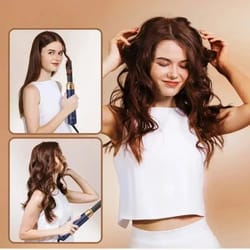 professional air hair styler, low noise, fast drying, voluminous curls & straightening