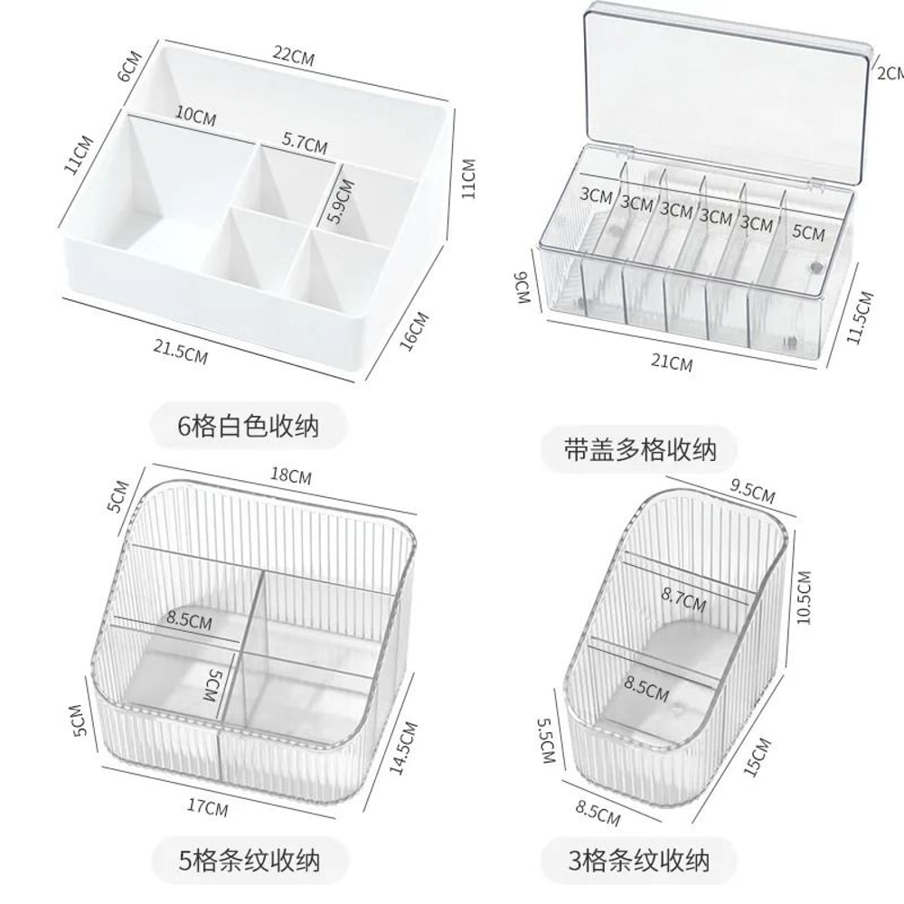Acrylic Eyelash Extension Organizer Lash Tool Storage Box With Lid 7