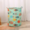 Foldable Cotton Linen Laundry Hamper Large Laundry Storage Bag 2