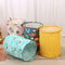 Foldable Cotton Linen Laundry Hamper Large Laundry Storage Bag 0