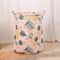 Foldable Cotton Linen Laundry Hamper Large Laundry Storage Bag 6