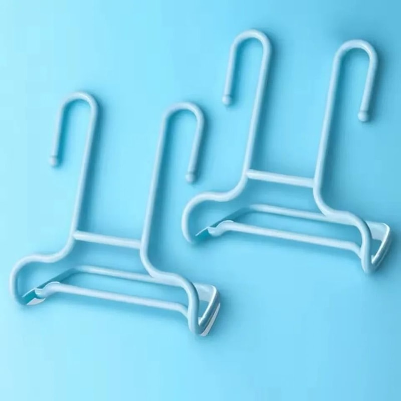 Multi Purpose Shoe Drying Rack Double Hooks Balcony Shoe Storage Organizer 2 Pieces 3