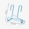 Multi Purpose Shoe Drying Rack Double Hooks Balcony Shoe Storage Organizer 2 Pieces 5