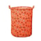 Foldable Cotton Linen Laundry Basket Large Storage Hamper For Clothes And Toys 4