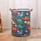 Foldable Cotton Linen Laundry Basket Large Storage Hamper For Clothes And Toys 5