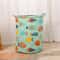 Foldable Cotton Linen Laundry Basket Large Storage Hamper For Clothes And Toys 2