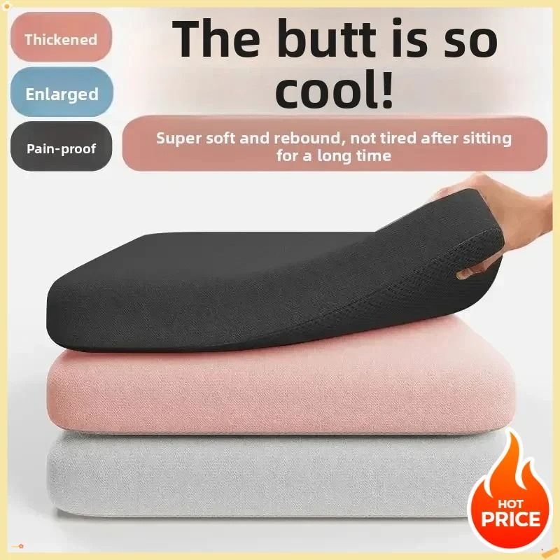 Ultra Soft Foam Office Chair Seat Cushion With Lumbar Support For Pain Relief 6