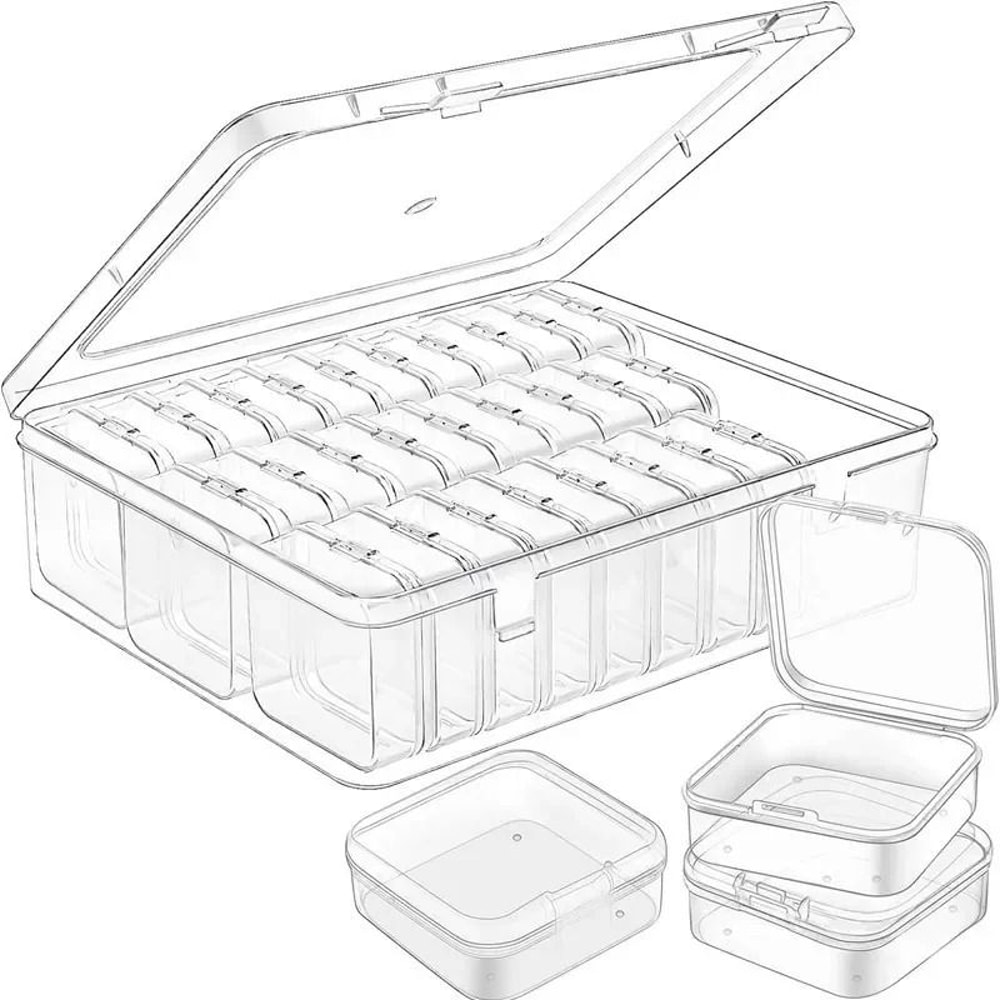 Mini Bead Organizer Container Plastic Storage Box For Jewelry Making And Crafts 1