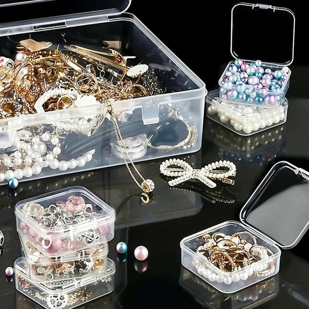 Mini Bead Organizer Container Plastic Storage Box For Jewelry Making And Crafts 3