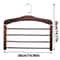 Solid Wood Clothes Drying Rack Multi Function Wooden Wardrobe Storage Rack 3
