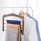 Solid Wood Clothes Drying Rack Multi Function Wooden Wardrobe Storage Rack 7