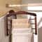 Solid Wood Clothes Drying Rack Multi Function Wooden Wardrobe Storage Rack 0