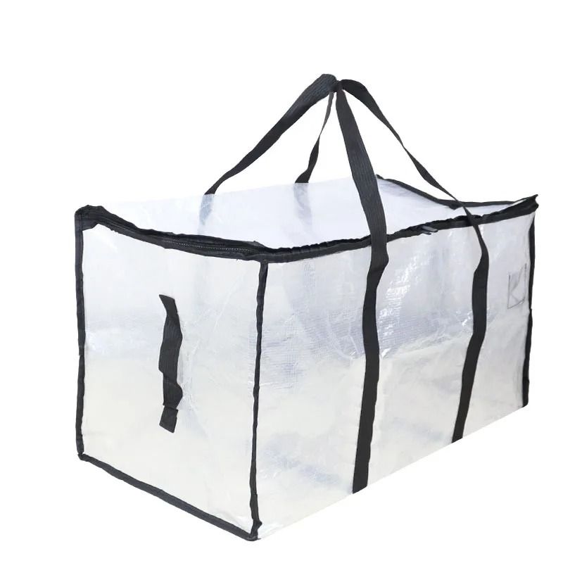 Large Capacity Transparent Quilt Storage Bag Clothing And Bedding Organizer 1