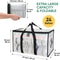 Large Capacity Transparent Quilt Storage Bag Clothing And Bedding Organizer 5