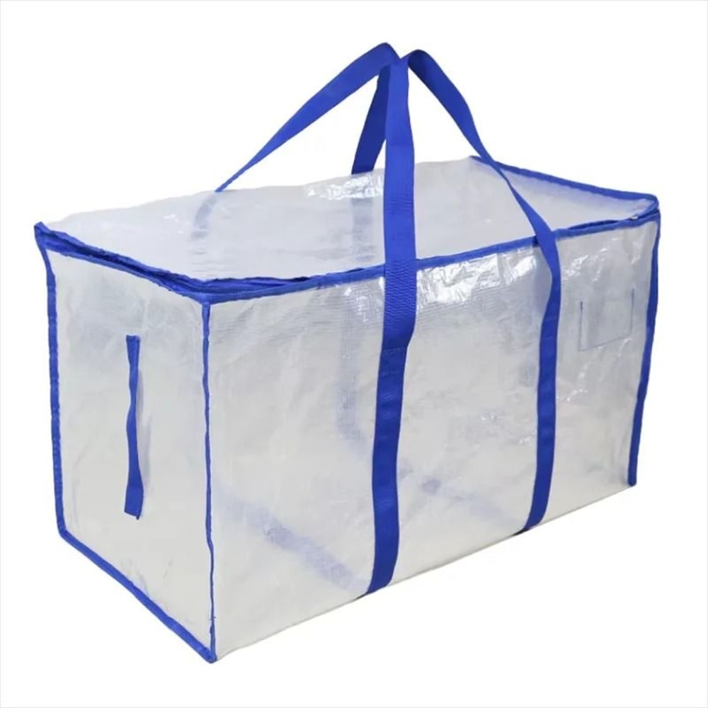 Large Capacity Transparent Quilt Storage Bag Clothing And Bedding Organizer 9