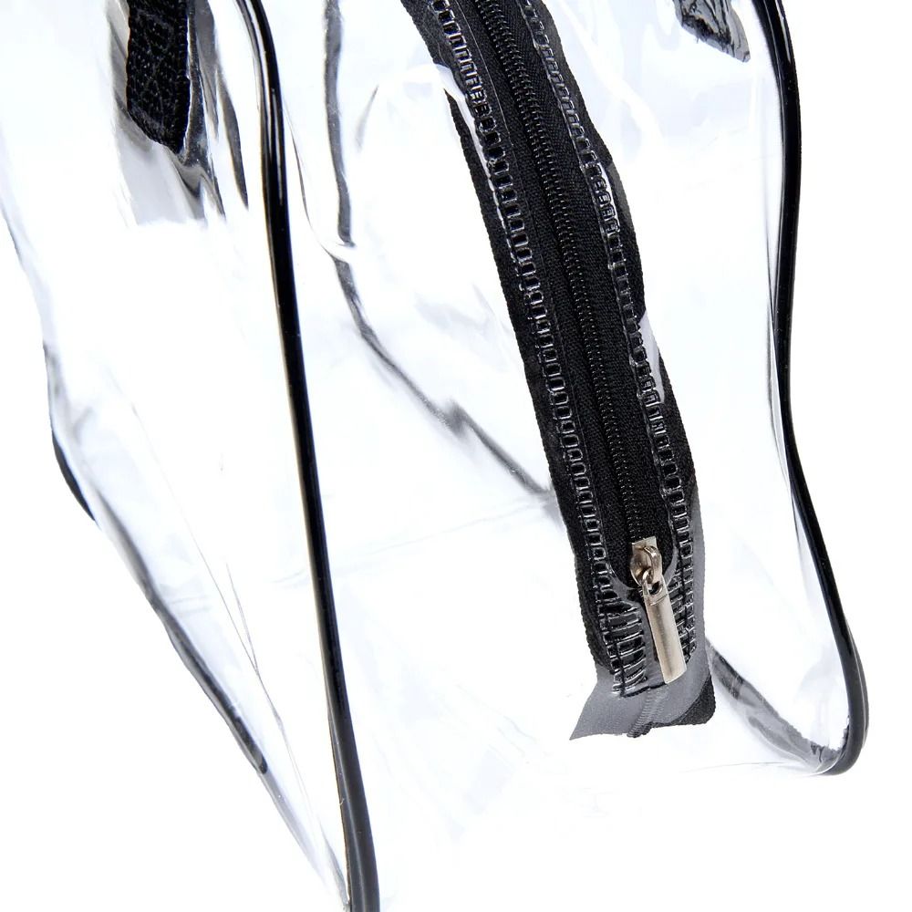 Clear Stadium Approved Tote Bag Transparent PVC Handbag For Travel And Events 1