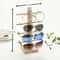 Multi Layer Wood Sunglasses Display Rack Eyeglasses Organizer Stand 6
