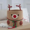 Christmas Reindeer Cotton Rope Woven Storage Basket Large Capacity Home Organizer 2