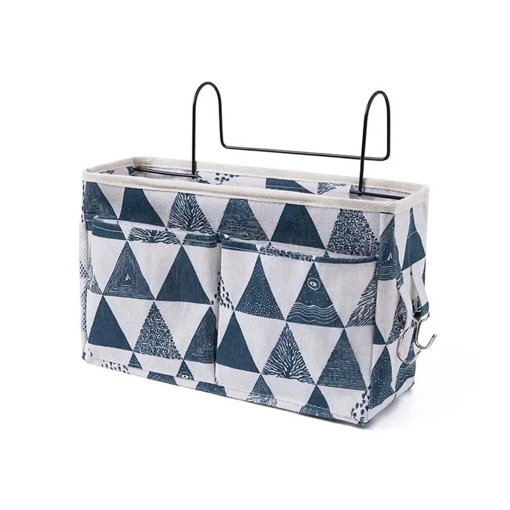 Bedside Hanging Storage Rack Bedside Organizer For Dorm And Bedroom 4