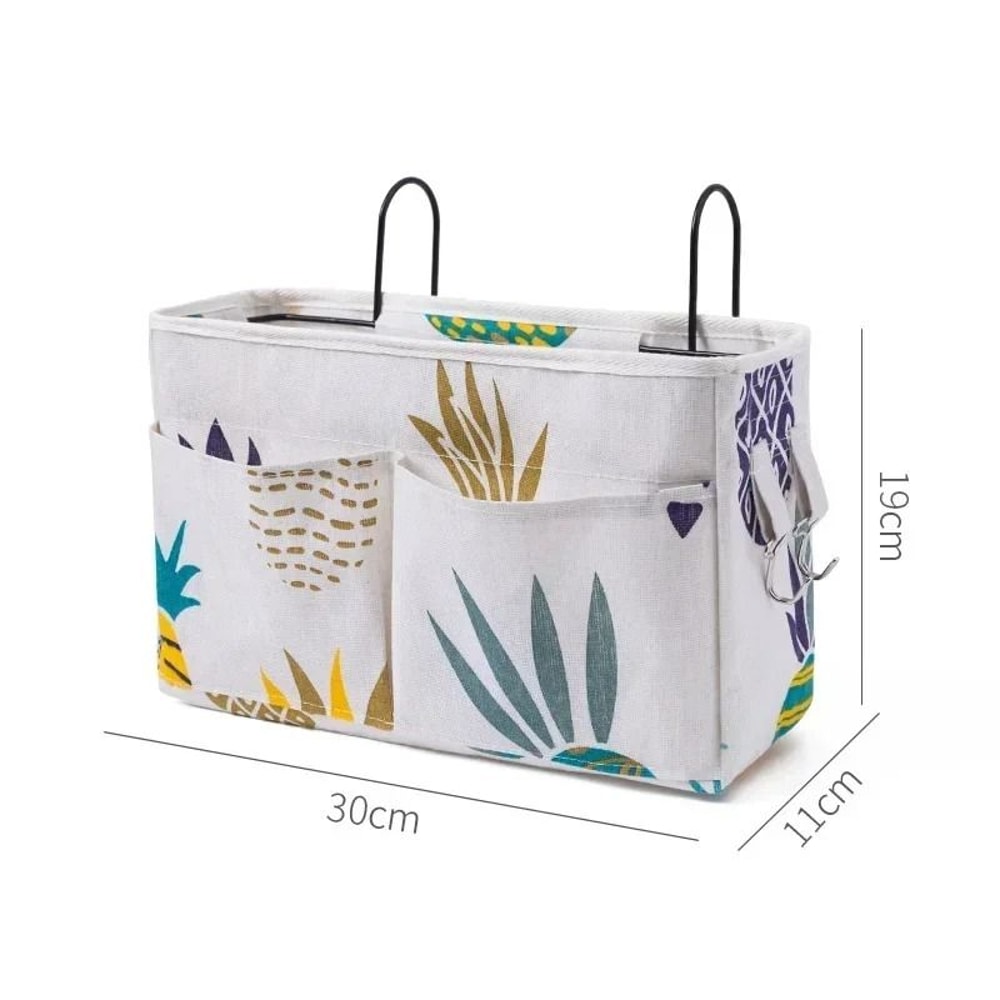 Bedside Hanging Storage Rack Bedside Organizer For Dorm And Bedroom 8