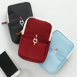 travel electronics organizer bag portable digital cable and gadget storage case