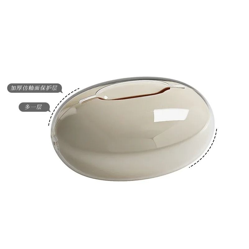 Magnetic Desktop Tissue Box Modern Desk Tissue Holder For Home And Office 4