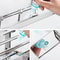 304 Stainless Steel Foldable Bathroom Towel Rack No Punch Storage Holder 7