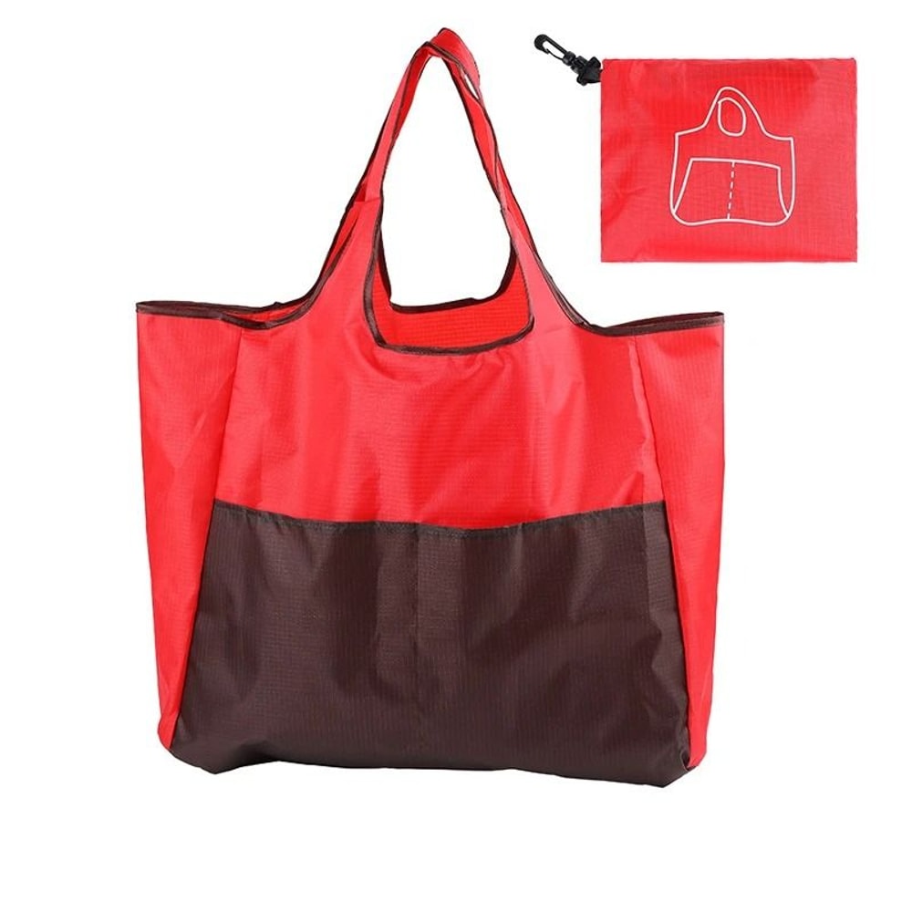 Large Capacity Reusable Grocery Shopping Bag Eco Friendly Folding Tote 3