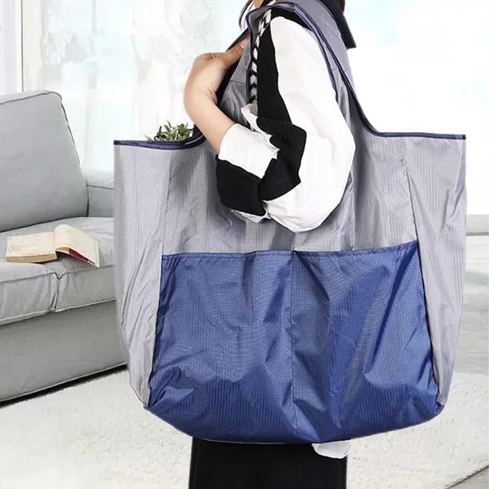 Large Capacity Reusable Grocery Shopping Bag Eco Friendly Folding Tote 11