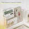 Transparent Wall Mounted Remote Control Holder Bedside Storage Organizer 8
