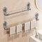 Retractable No Drilling Towel Rack Suction Cup Wall Mounted Towel Holder 0