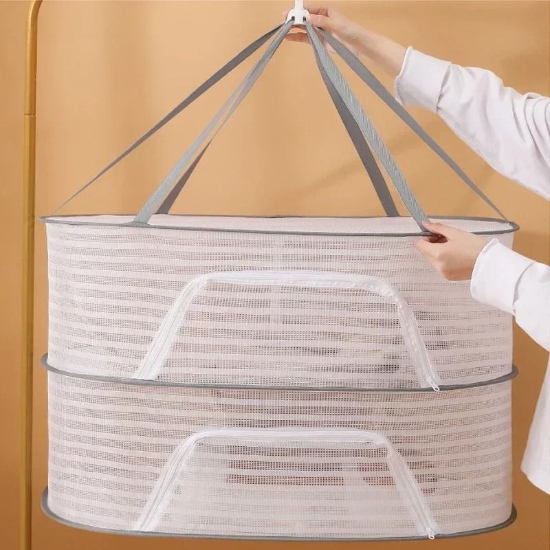 Three Layer Drying Net Anti Mosquito Fish And Food Drying Rack 9