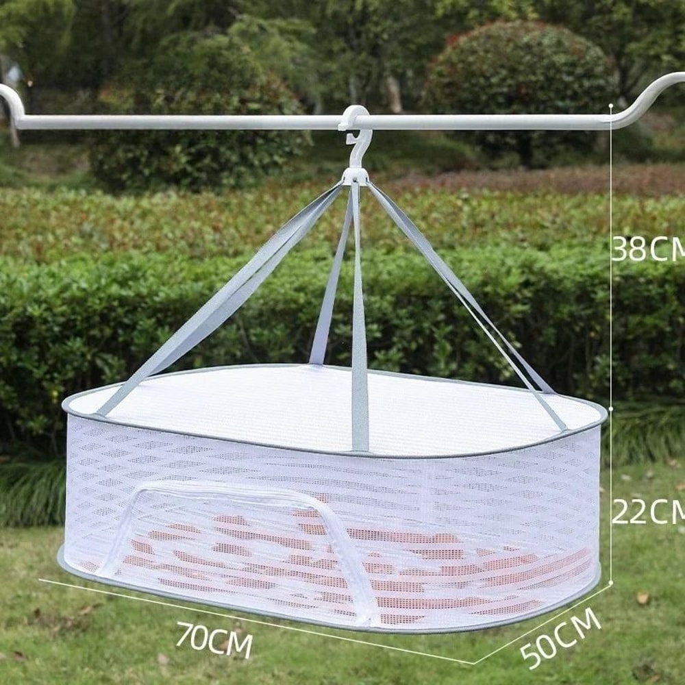 Three Layer Drying Net Anti Mosquito Fish And Food Drying Rack 2
