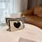 Nordic Heart Knitted Tissue Box Cover Decorative Fabric Tissue Holder 4