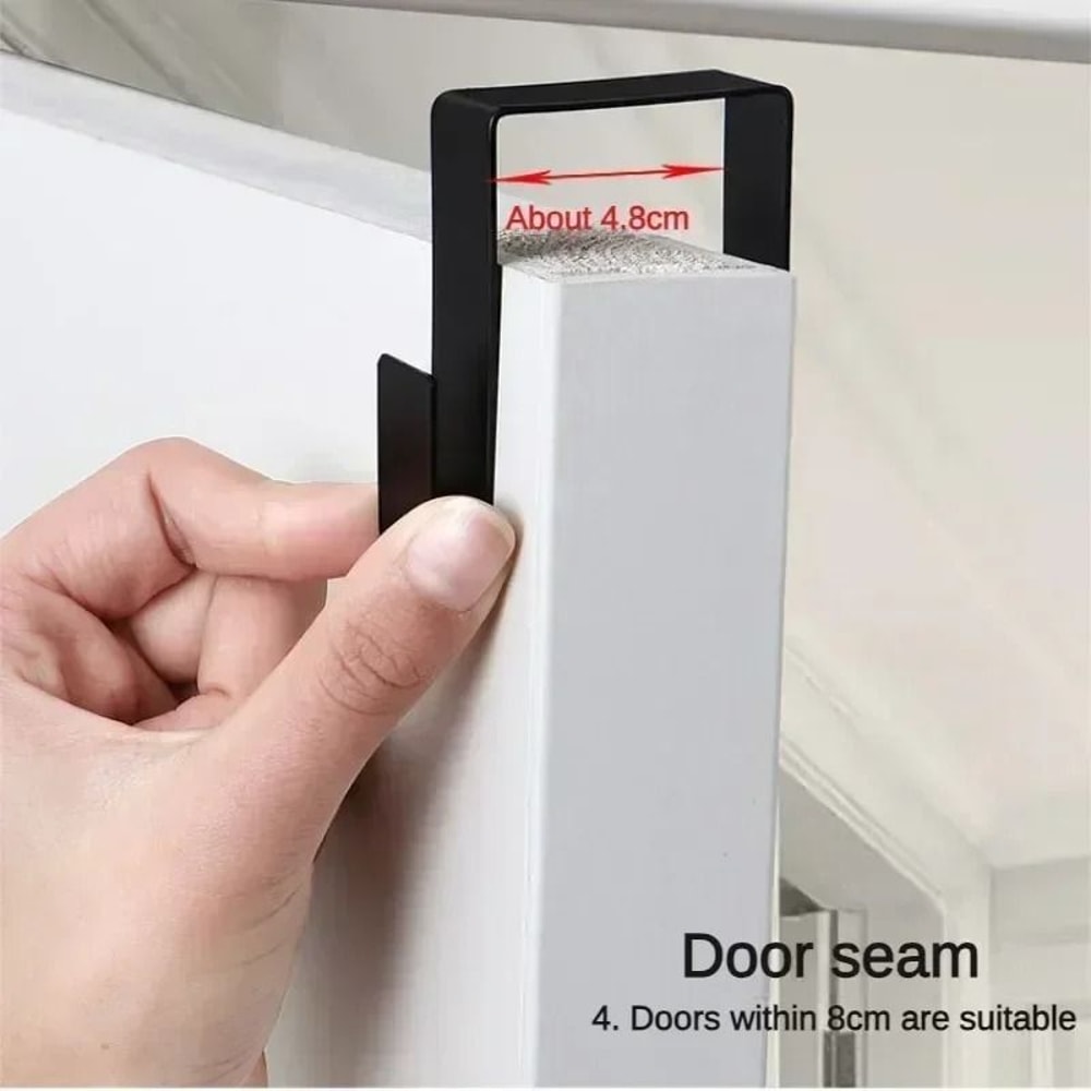 Over Door Storage Rack Closet Door Organizer For Hats Bags And Scarves 4