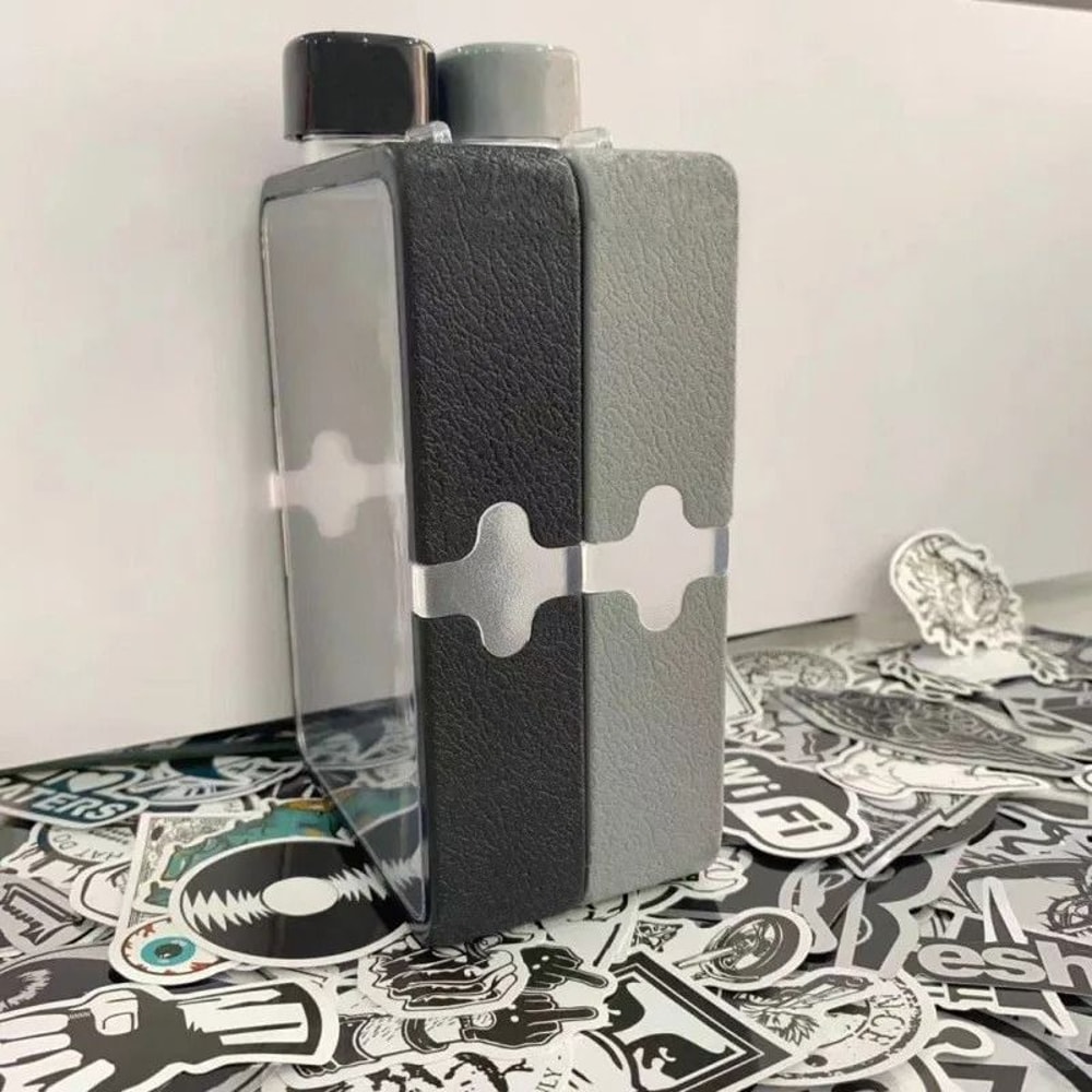 Flat A5 Size Water Bottle Portable Sports And Travel Fitness Bottle 380ML 5