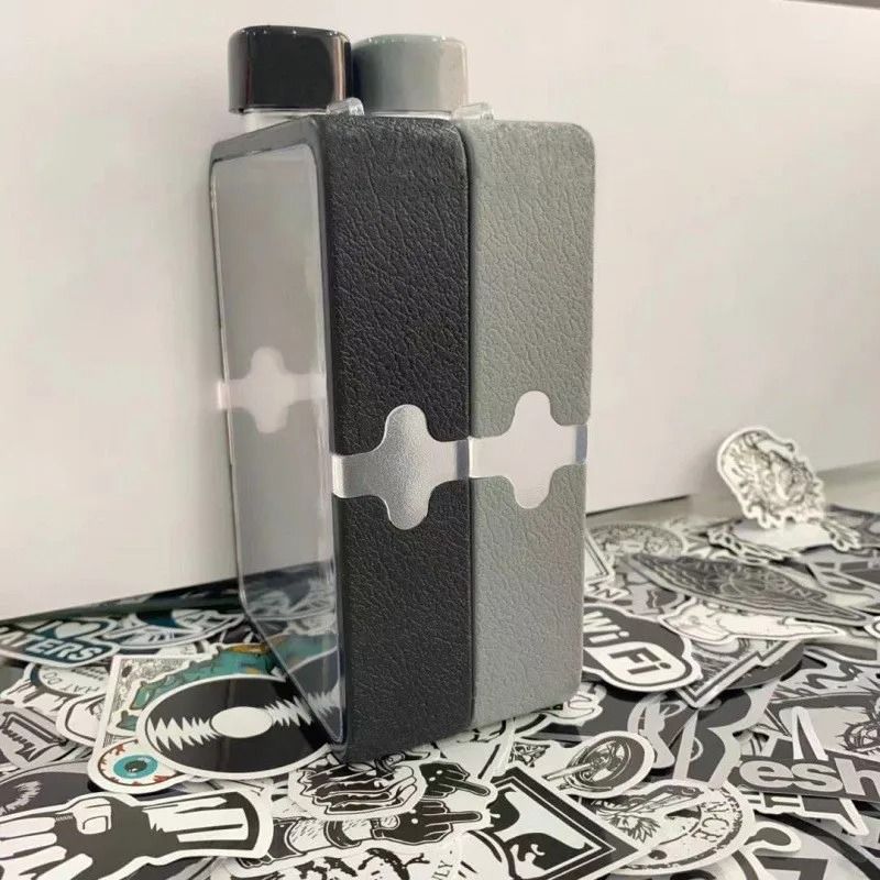 Flat A5 Size Water Bottle Portable Sports And Travel Fitness Bottle 380ML 5