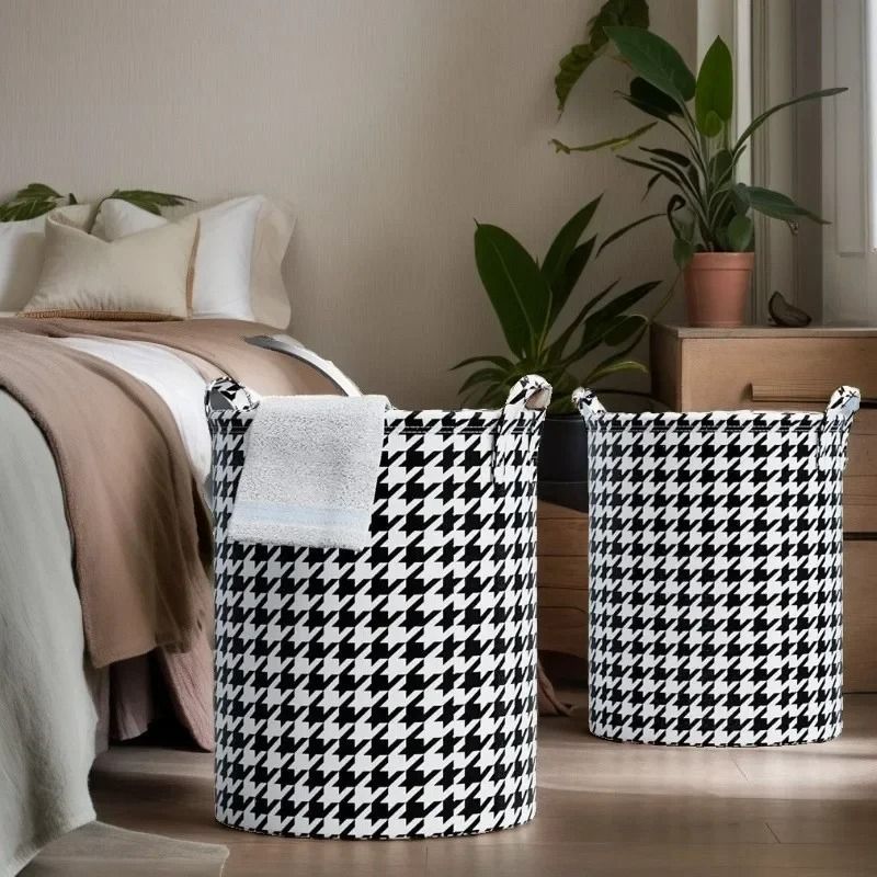 Foldable Laundry Basket Waterproof Large Capacity Storage Hamper For Clothes And Toys 4