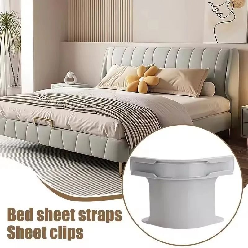Invisible Bed Sheet Clips Non Slip Bedsheet Fasteners Set Of 4 5