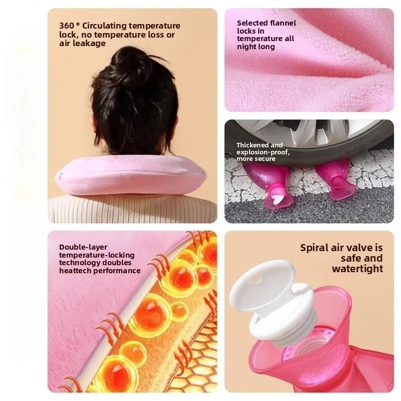 U Shaped Water Filled Neck Warmer Hot Water Bottle For Neck And Hands 6