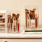 Clear Makeup Brush Holder With Lid Large Capacity Cosmetic Organizer 3
