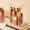 Clear Makeup Brush Holder With Lid Large Capacity Cosmetic Organizer 7