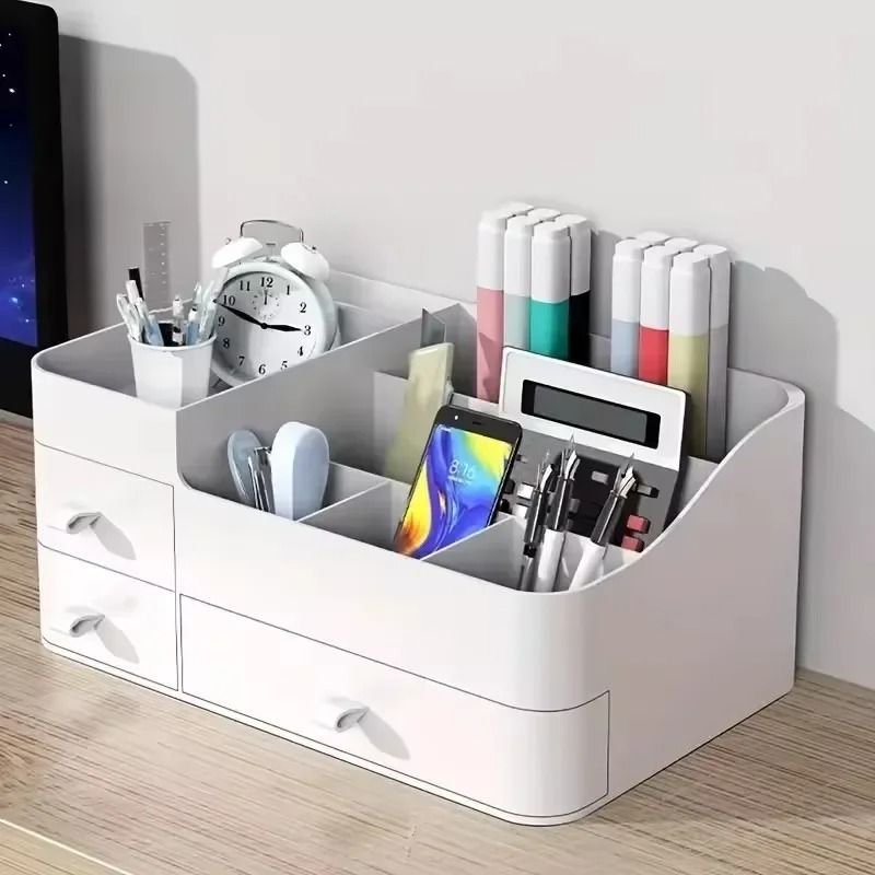 Vanity Drawer Organizer Desktop Storage Box For Skincare And Cosmetics 8