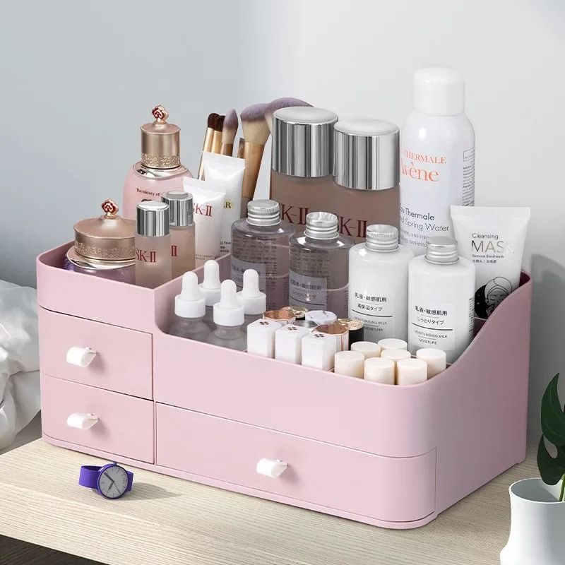 Vanity Drawer Organizer Desktop Storage Box For Skincare And Cosmetics 9