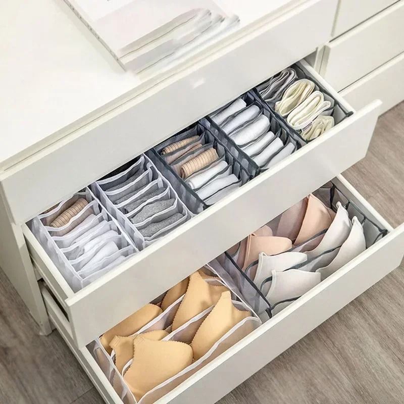 11 Compartment Underwear Organizer Box Collapsible Bra And Drawer Storage 4