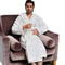 Mens Hooded Cotton Terry Bathrobe Long Towel Robe For Big And Tall 8