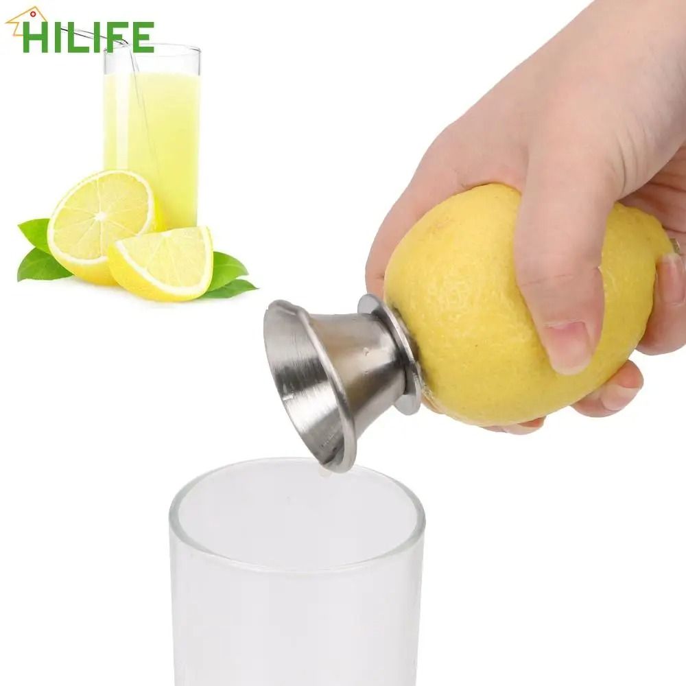 Stainless Steel Manual Citrus Juicer Handheld Lemon And Orange Squeezer 4