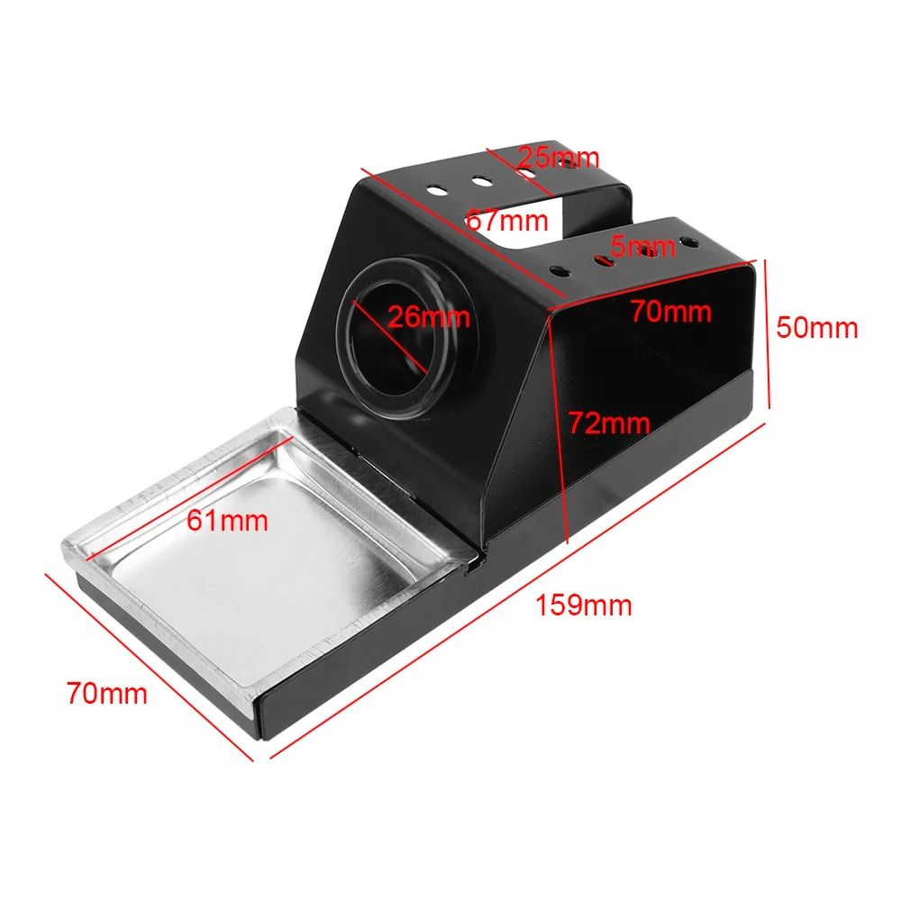 Metal Soldering Iron Stand Electric Welding Tool Holder For 936 Station 3
