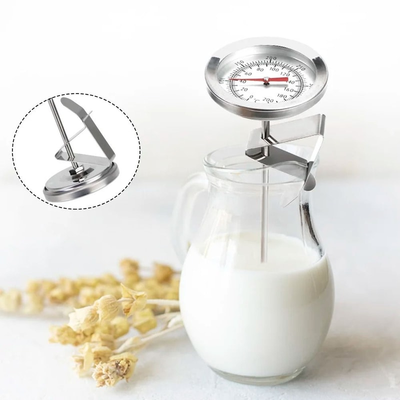 Stainless Steel Kitchen Probe Thermometer Food And Meat Temperature Gauge 3