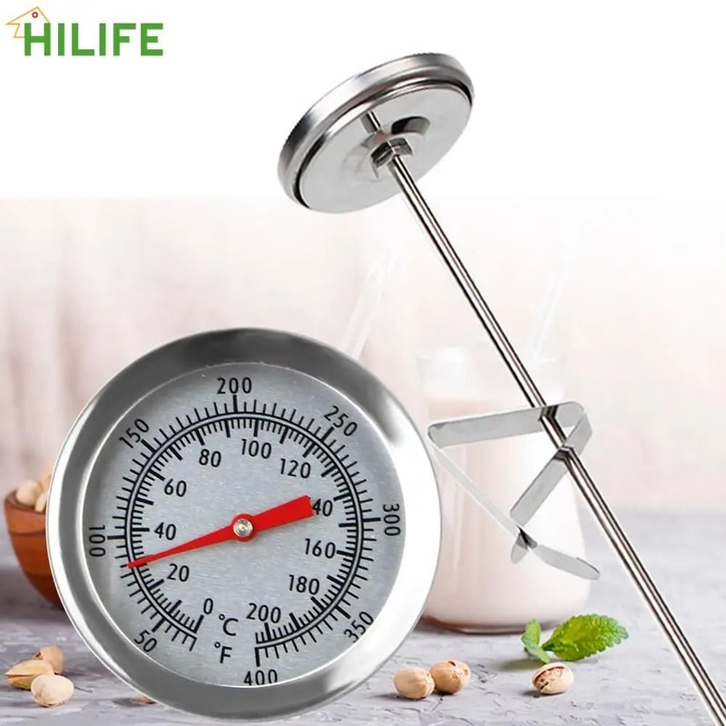 Stainless Steel Kitchen Probe Thermometer Food And Meat Temperature Gauge 6